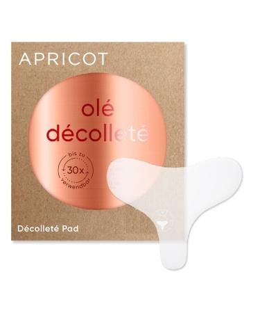 Apricot Beauty Dekoltee Pad Antifying I Silicone Pad For skin tightening at Deaf I Anti Anti Wrinkle Patch "Ol D collet " Dermatolog.confirmed made in Germany I 2 ST/ 60 applications without hyaluronic acid 1 piece (2 -pack)