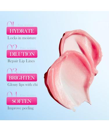 Honey Peach Lip Scrub Exfoliator 20g Natural Lip Exfoliator Scrub Hydrates and Softens Lips Dilutes Lip Lines Brightens Lip Care - Buy Online on GoSupps.com