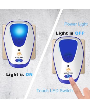 Ultrasonic Pest Repeller Plug-in Mouse Repeller 4 Packs Indoor Rodents Repeller Anti Mice Rodents Rats Spiders Roaches Bugs Mosquitoes Ants and Other Insects (White 4 Pack) - Buy Online on GoSupps.com