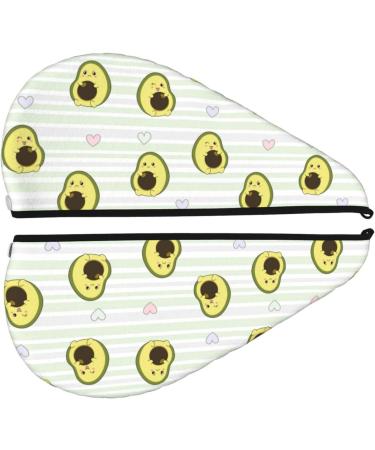 Hair Towel Wrap for Quick Drying | Avocado Hair Turban with Button - Ultra-Absorbent Head Towel - Buy Online on GoSupps.com