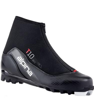 Alpina T 10 NNN Cross Country Ski Boots 2022-46/Black-Red