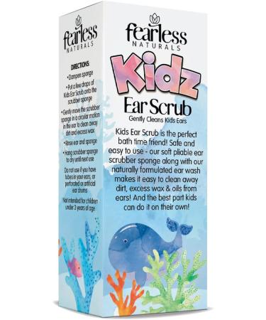 Kids Ear Scrub Daily Cleaner - Natural Ear Wax Removal for Kids & Adults - 2 Fl Oz - Buy Online on GoSupps.com