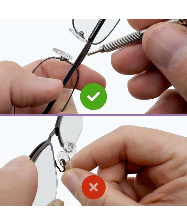 5 Pairs Non-Slip Transparent Silicone Nose Pads for Glasses & Sunglasses | Ultimate Glasses Accessories to Prevent Slipping - Buy Online on GoSupps.com