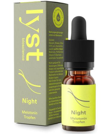Lyst - Melatonin drop high -dose - 15 times faster and more effective recording for 200 nights - maximum bioavailability - patented natural vegan made in de