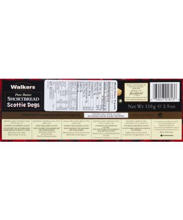 Scottie Dog Shortbread Cookies - 3.9 oz - Set of 2 | Delicious Walkers Shortbread - Buy Online on GoSupps.com