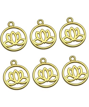 VILLCASE 200 Pcs Charms Lotus Flower Crafts Making Hat Base for Making Hats Flower Charms Lotus Charm Side Release Buckle Buddha Charms for Lotus Bracelet Charms Yoga Charms Pendant Jewelry - Buy Online on GoSupps.com