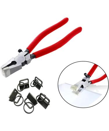 8 Inch Key Fob Pliers with Rubber Tips for Key Fob Hardware and Stained Glass Work - Buy Online on GoSupps.com