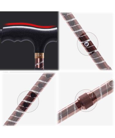 Walking Cane for Men & Women Crutches Thick Aluminum Alloy Old Man Walking Stick Four Feet Cane Retractable Light Walking Stick with Hospital Gift of Love - Buy Online on GoSupps.com