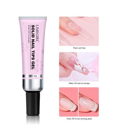Solid Nails Adhesive Gel | Gel Glue For Artificial Nails | Adhesive Gel Strong Hold Nail Glue Gels Gel Glue For Nails Long-lasting Nail Adhesive Gels Professional Glue Gels - Buy Online on GoSupps.com