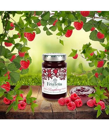 il FruTeto Italia 100% Organic Raspberry Spread 250g Made in Tuscany only with fruit without pectin without added sugar without preservatives. - Buy Online on GoSupps.com