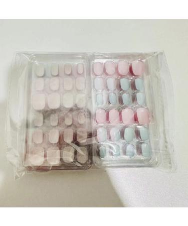 Kalolary Children s Press-On Nails - Gradient Color Fake Nails Set with Glue for Girls - 4 Boxes Short Faux Nail Tips - Buy Online on GoSupps.com