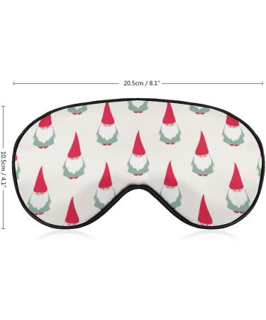 Christmas Gnomes Sleep Mask - Adjustable Eye Cover for Sleeping & Travel - Men & Women - Buy Online on GoSupps.com