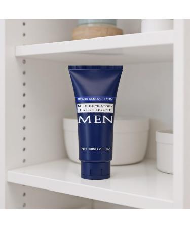 Depilatory Body Cream - 60 ml Effective Painless Soothing Depilatory Gel Hair Removal for Sensitive Skin Types Arms Legs Back Torso Intimate Area - Buy Online on GoSupps.com