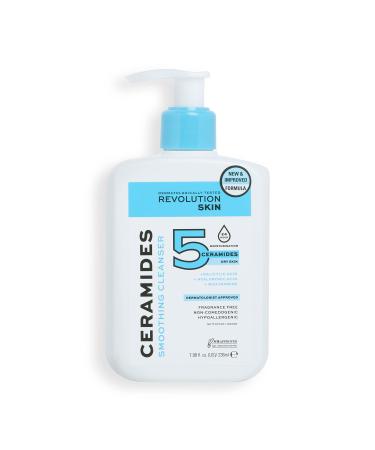 Revolution Skincare London Ceramides Smoothing Facial Cleanser, Smooths & Softens Skin, 236ml
