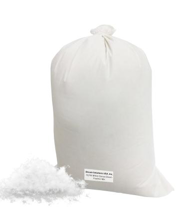 Dream Solutions USA Brand Bulk Goose Down Pillow Stuffing Feathers - 10/90 White (1 LB) - Fill Stuffing Comforters  Pillows  Jackets and More - Ultra-Plush Hungarian Softness - Buy Online on GoSupps.com