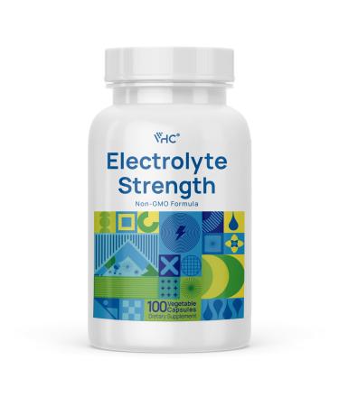 VHC Electrolyte Capsules Max Strength Salt Pills Supplement for Running Endurance Sports Nutrition Electrolytes Pills 1