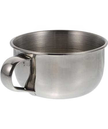 Fomiyes 2PCs Face Cleaning Tool Set - Stainless Steel Bowl & Cup for Safe Foam Cleaning - Convenient & Practical for Men - 10x8.5cm - Buy Online on GoSupps.com