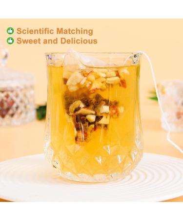100% Pure Natural Herbal Tea Prickly Pear Lemon Tea Bag 300g/10.58oz (15g*20bags) poires de barbarie tranches de citron aub pine m lange de tisanes - Buy Online on GoSupps.com
