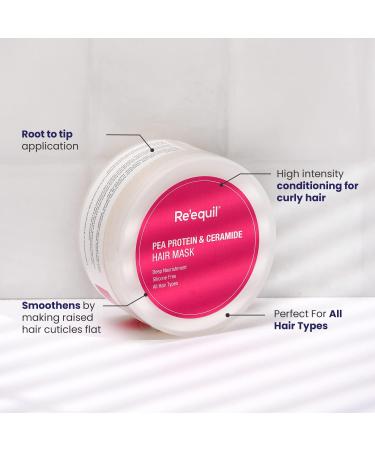 Pea Protein & Ceramide Hair Mask 200g - Nourishing Hair Care for All Hair Types | Shop Internationally - Buy Online on GoSupps.com