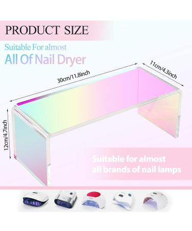 Acrylic Nail Arm Rest Cushion - Aurora Transparency | Thickened Hand Pillow for Manicures | Nail Tech Arm Holder Stand for Salon Tables - Buy Online on GoSupps.com
