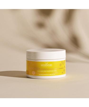 Maternatura Nutritive Hair Mask for Dry Hair with Sunflower Seeds Moisturizing Treatment for Damaged Hair Organic Beauty Routine for Hair and Dry Hair Made in Italy - 200 ml - Buy Online on GoSupps.com