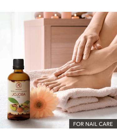 Jojoba l 100ml - Pure Cold-Pressed Jojoba Oil from Argentina | Natural Carrier Oil for Skin & Hair Care | Hydrate Dry Hair & Split Ends - Buy Online on GoSupps.com