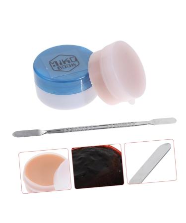 Mikinona Halloween Scar Cream Makeup Set - Special Effects Skin Wax Modeling Putty & Spatula for Halloween Makeup - Buy Online on GoSupps.com