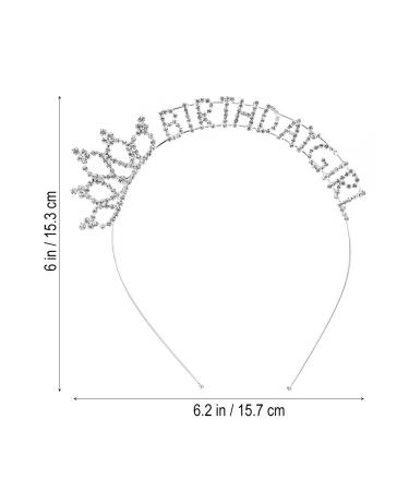 Frcolor Tiara - Strasser Crystal Hair Crown for Little Princess - Birthday Crown with 'Happy Birthday' Font - Buy Online on GoSupps.com
