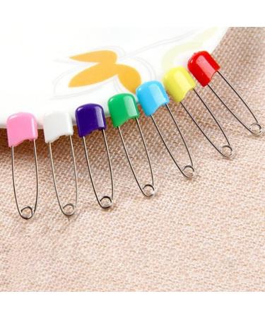 SAFIGLE Large Safety Pin Fastener 100pcs Baby Safety Baby Diaper Baby Bibs Cloth Plastic Head Baby with Safe Locking Closures Nappy Pin Baby Bibs 2.16X0.43X0.2in/Each One Baby Nappies - Buy Online on GoSupps.com