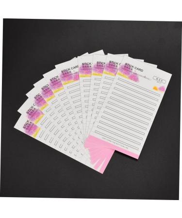 Balacoo 10pcs Eyelash Extension Plate - Eyelash Holder & Storage Cards for Volume Lash Fans - Hair Cutting Guide Tool - Portable Eyelash Glue Cards - Buy Online on GoSupps.com