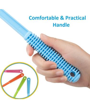 5 Pack Heavy Duty Plastic Fly Swatters with Long Handle - Assorted Colors - Buy Online on GoSupps.com