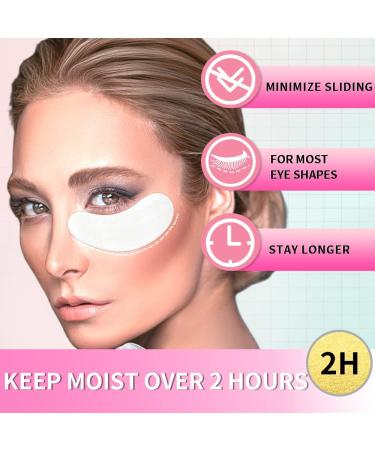 100 Akissos Under Eye Pads - Lint Free Gel Eyelash Extension Supplies for Professional Lash Lift, Tint, and Guard - Hypoallergenic DIY Beauty Tool (Pack of 1) - Buy Online on GoSupps.com