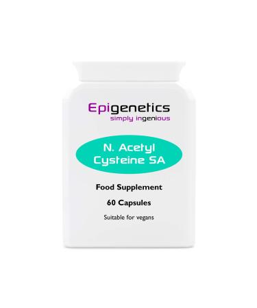 N-Acetyl Cysteine SA | NAC 550mg & Natural Succinic Acid Antioxidant | 60 Vegan Friendly Capsules UK Made | 1 Capsule Daily (High Strength)