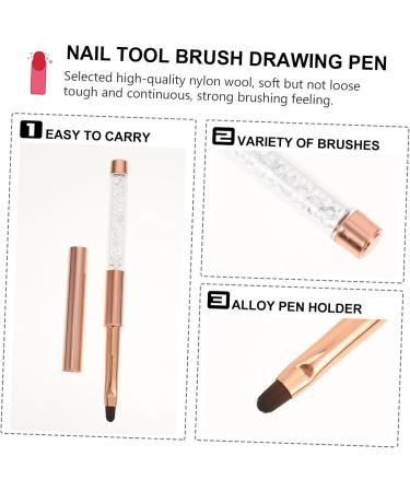 Ipetboom Nail Pen 1pc Nail Pen Gel Pen Nail Art Tip Brush Nail Carving Brush Gel Carving Pen Nail Tools for Nail Art Nail Nylon Brush Nail Brush Round Mouth Plastic The Brush - Buy Online on GoSupps.com