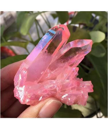 Stone Crafts Natural Crystal Quartz Cluster Colourful Specimen Electroplating Coated Reiki Stone Home Decoration Craft Reiki Crystals - Buy Online on GoSupps.com