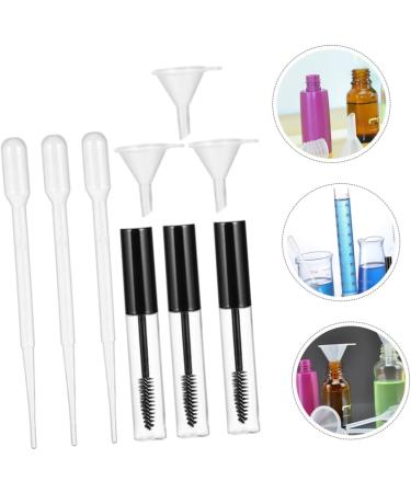 WOONEKY 9 Set Empty Mascara Bottle Eyelash Cream Tube Eyelash Growth Oil Bottle Tube Bottle Abs Transparent - Buy Online on GoSupps.com