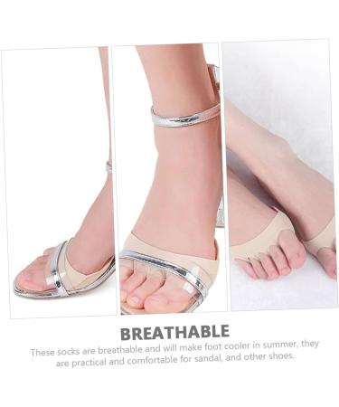 NOLITOY 4 Pairs High Heel Insoles | Breathable Forefoot Pads for Women | Comfortable Cotton Half Palm Rest & Arch Support - Buy Online on GoSupps.com
