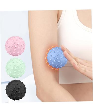 Fomiyes Triangular Nail Fascia Ball Set - 4 Multi-Purpose Fitness & Massage Balls for Deep Tissue Relief Yoga & Gymnastics - Buy Online on GoSupps.com