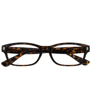 The Reading Glasses Company Brown Tortoiseshell Readers Men Women R10-2 +3.50