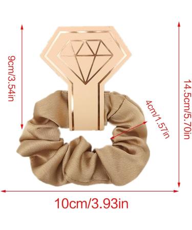 xbiez Bridesmaids Scrunchies for Party Updo Hair Elastic Hair Rings Solid Color Satins Hair Ties Hair Scrunchy Proposal Gift 1 - Buy Online on GoSupps.com