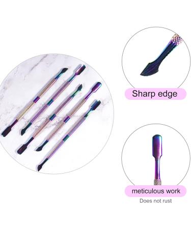 adonpshy Nail Pusher Anti-Slip Nail Dead Skin Remover Double Side for Home Silver - Buy Online on GoSupps.com