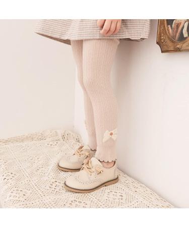 SILKGLORY Girls Leggings 2 Pcs | Tights for Baby Toddler Girls 2-9 Years | Black/Gray/White/Apricot Colors | 4-5 Years Sizes Available - Buy Online on GoSupps.com