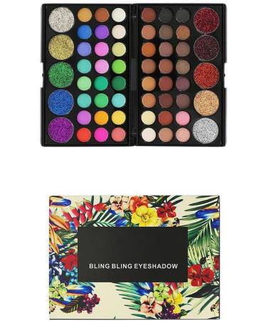 miduoidn Popfeel Three-dimensional Eyeshadow Waterproof Eye Shadow Box Matte Shimmer Lightweight Cosmetics Beauty with Fine Powder Home No.2 1 count (Pack of 1) - Buy Online on GoSupps.com