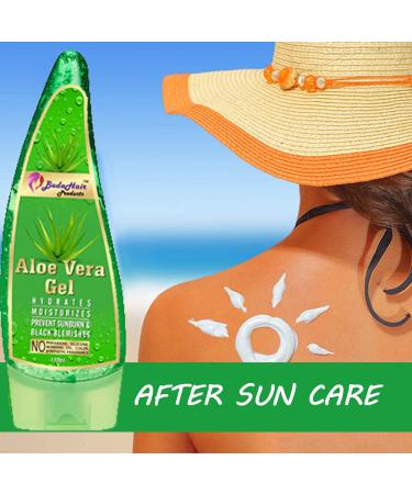 Badahair Aloe Vera Gel - Multi-Purpose Moisturizer for Face Skin & Hair | Enriched with Vitamin E & Antiseptic Herbs | 130ml - Buy Online on GoSupps.com