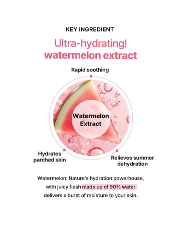 HEIMISH Watermelon Moisture Soothing Gel Cream - Hydrating, Cooling & Soothing, Plumping Facial Cream, Daily Face Moisturizer with Watermelon Extract, Lightweight, Fast-absorbing, 3.7fl.oz/110ml - Buy Online on GoSupps.com