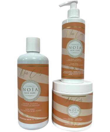  CUSTOMIZABLE NOIA HAIR Miss Curly - Hair Routine for curly wavy or wavy hair - Shampoo sublimating cream & Mask - With aloe vera piqui oil & Jojoba. - Buy Online on GoSupps.com