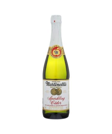 Martinelli's Gold Medal Sparkling Cider (412446) 25.4 oz (Pack of 12)