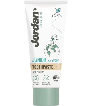 Jordan* |Toothpaste Green Clean Cavity Protection with fluoride and xylitol 100% vegan and made of natural ingredients children