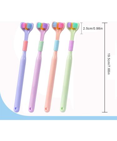 Autism Toothbrush - 3-Page Macaron Soft Bristles for Children & Adults | Ultra-Cleaning Comfort - Buy Online on GoSupps.com